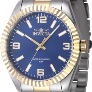 invicta specialty quartz blue dial men's watch 47456