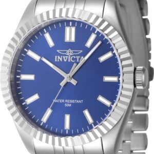 invicta specialty quartz blue dial men's watch 47481