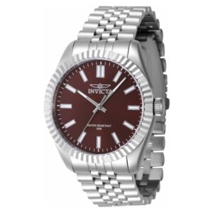 invicta specialty quartz copper dial stainless steel men's watch 47482