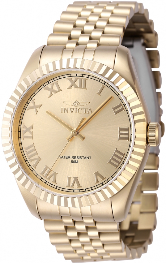 invicta specialty quartz gold dial men's watch 47406 invicta specialty quartz gold dial men's watch 47406