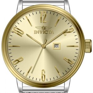 Home invicta specialty quartz gold dial men's watch 48937