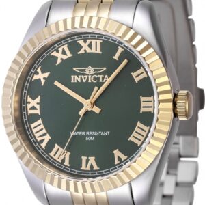 Home invicta specialty quartz green dial ladies watch 47415