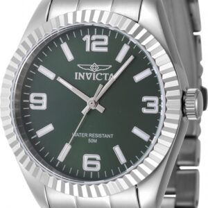 Home invicta specialty quartz green dial ladies watch 47465