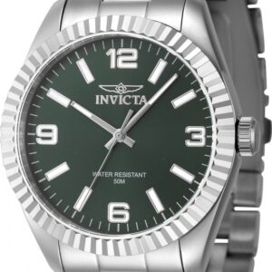 invicta specialty quartz green dial men's watch 47450