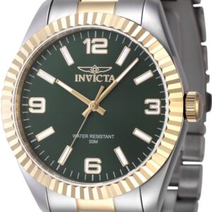 Home invicta specialty quartz green dial men's watch 47455