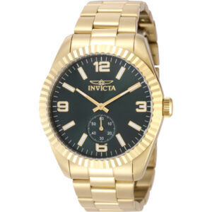 invicta specialty quartz green dial men's watch 49390