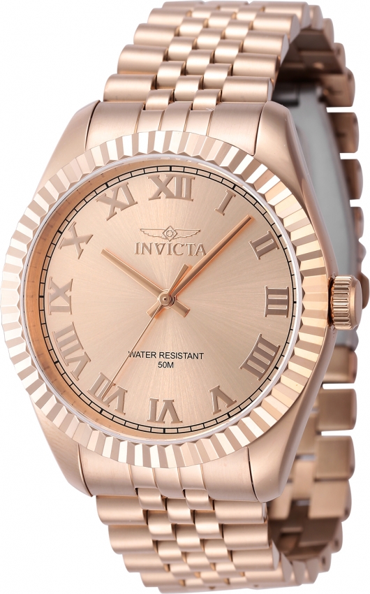 invicta specialty quartz rose gold dial men's watch 47407 invicta specialty quartz rose gold dial men's watch 47407