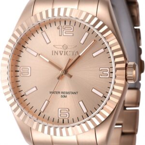Home invicta specialty quartz rose gold dial men's watch 47462