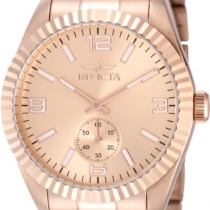 Home invicta specialty quartz rose gold dial men's watch 49393