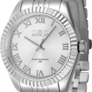 Home invicta specialty quartz silver dial ladies watch 47409