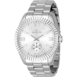 Home invicta specialty quartz silver dial men's watch 49356