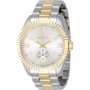 Home invicta specialty quartz silver dial men's watch 49385