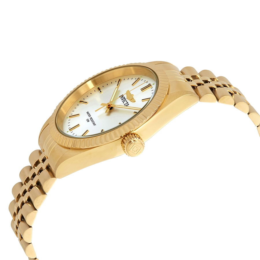invicta specialty silver dial yellow gold tone men's watch 29384 invicta specialty silver dial yellow gold tone men's watch 29384