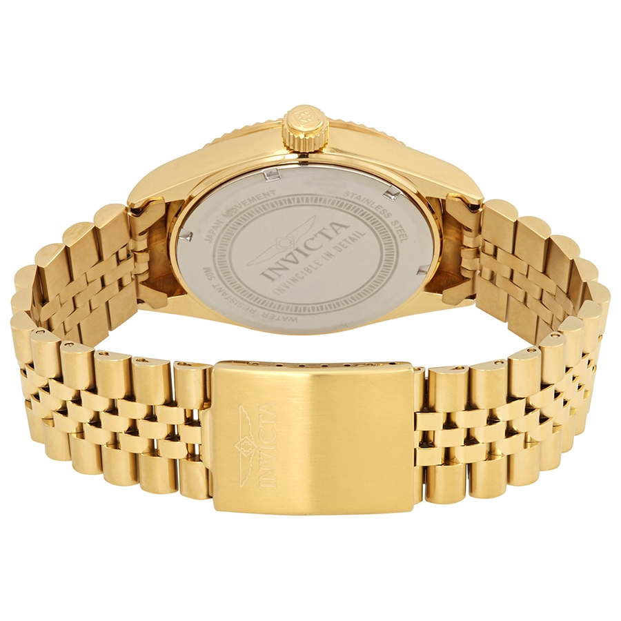 invicta specialty silver dial yellow gold tone men's watch 29384 invicta specialty silver dial yellow gold tone men's watch 29384