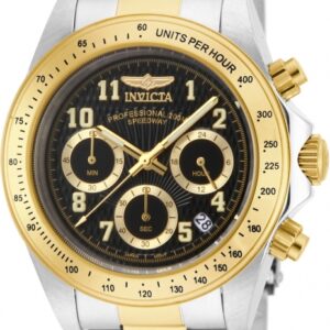 Home invicta speedway chronograph black dial men's watch 17027