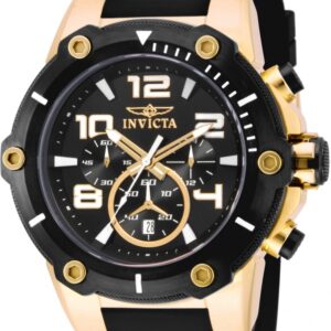 Home invicta speedway chronograph black dial men's watch 17200