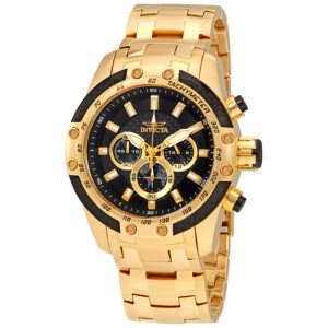 Home invicta speedway chronograph black dial men's watch 25944