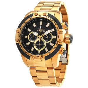 Home invicta speedway chronograph black dial men's watch 28658