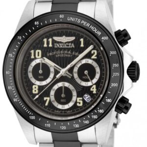 Витрина invicta speedway chronograph black dial two tone men's watch 17031