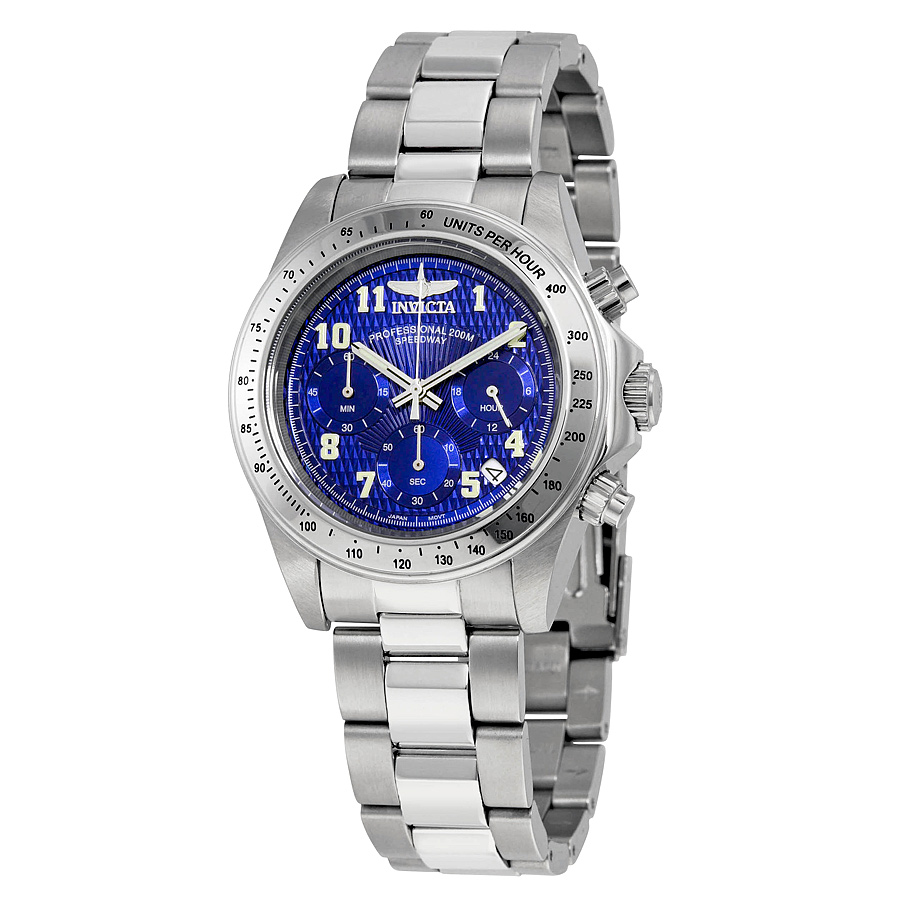 invicta speedway chronograph blue dial men's watch 17024 invicta speedway chronograph blue dial men's watch 17024