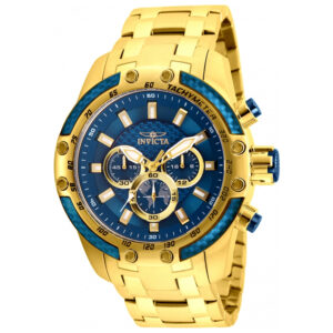 invicta speedway chronograph blue dial men's watch 25945