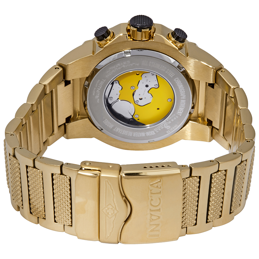 invicta speedway chronograph champagne dial gold ion plated men's watch 19529 invicta speedway chronograph champagne dial gold ion plated men's watch 19529