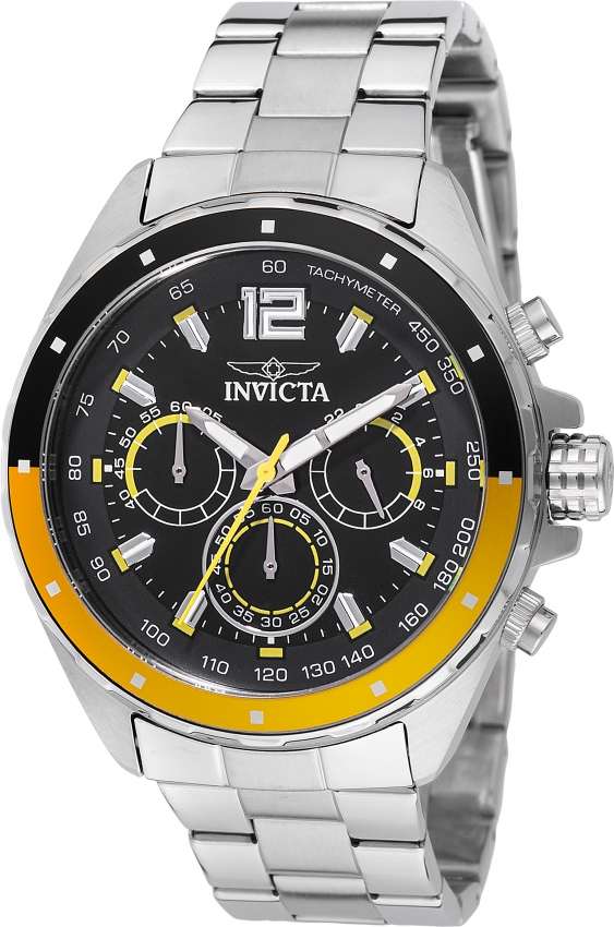 invicta speedway chronograph gmt quartz black dial men's watch 49365 invicta speedway chronograph gmt quartz black dial men's watch 49365