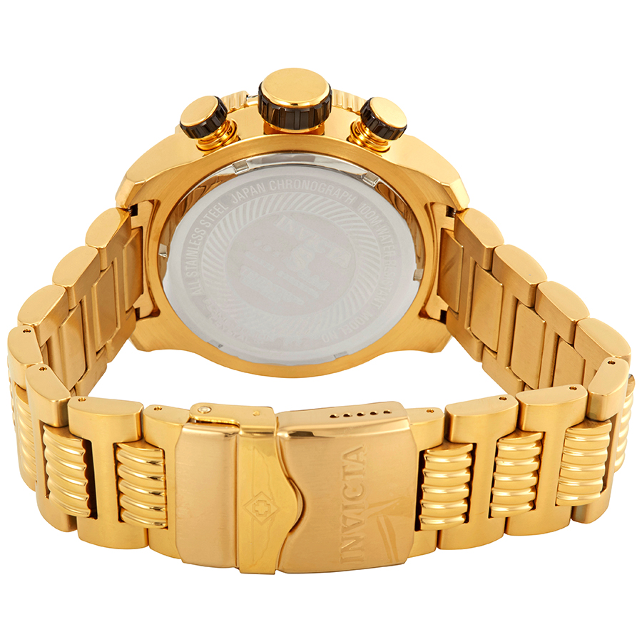 invicta speedway chronograph gold dial men's watch 25482 invicta speedway chronograph gold dial men's watch 25482