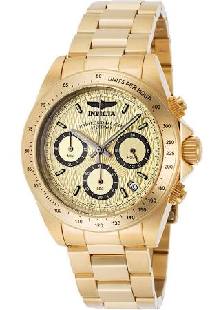 invicta speedway chronograph gold dial men's watch 14929 invicta speedway chronograph gold dial men's watch 14929
