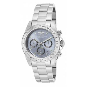 Home invicta speedway chronograph matt dial stainless steel men's watch ile9211a