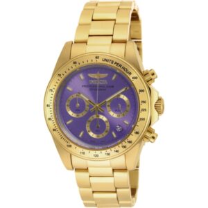 Витрина invicta speedway chronograph quartz purple dial ladies watch 18257