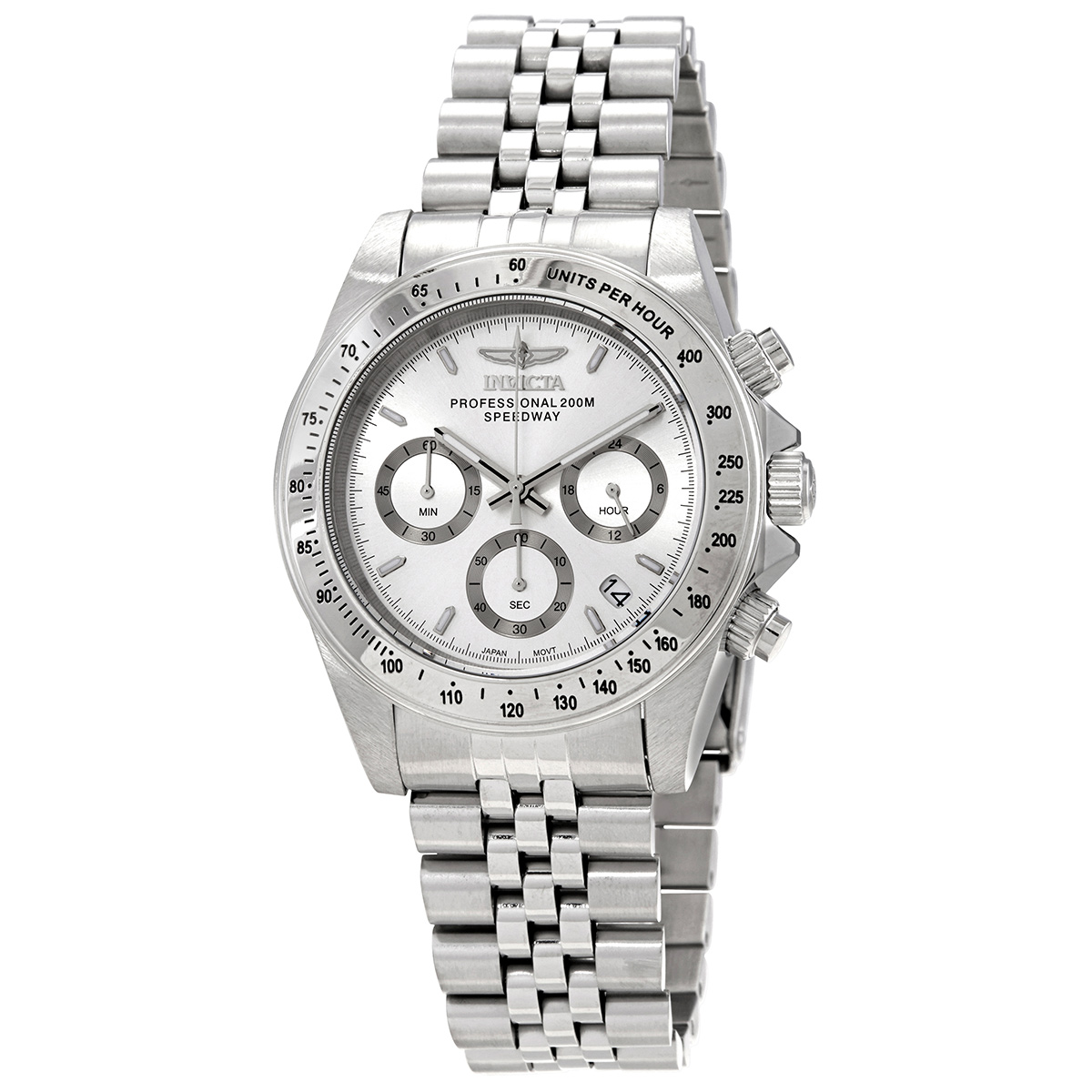 invicta speedway chronograph quartz silver dial men's watch 30988 invicta speedway chronograph quartz silver dial men's watch 30988
