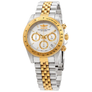 Витрина invicta speedway chronograph quartz silver dial men's watch 30991
