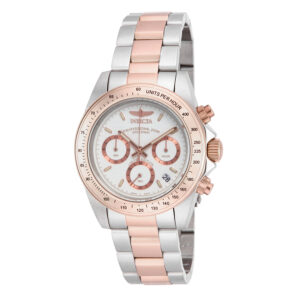Home invicta speedway chronograph quartz white dial men's watch ile6932a