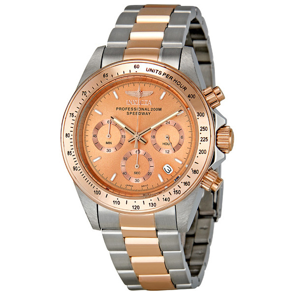 invicta speedway chronograph rose sunray dial men's watch 6933 invicta speedway chronograph rose sunray dial men's watch 6933