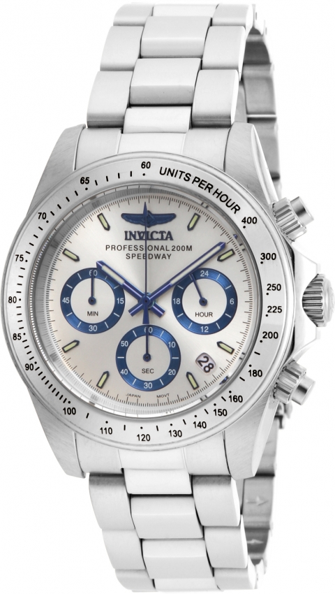 invicta speedway chronograph silver dial stainless steel men's watch 17311 invicta speedway chronograph silver dial stainless steel men's watch 17311