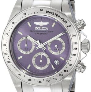Витрина invicta speedway chronograph violet dial stainless steel ladies watch 16656
