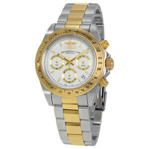 Home invicta speedway chronograph white dial men's watch 9212