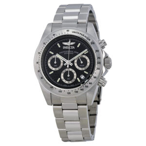 invicta speedway chronograph black dial men's watch 9223