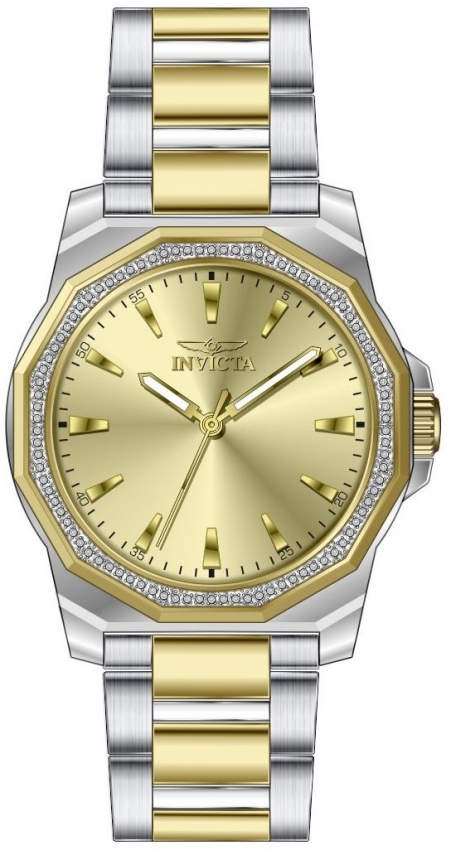 invicta speedway quartz crystal gold dial men's watch 49106 invicta speedway quartz crystal gold dial men's watch 49106