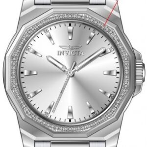 Витрина invicta speedway quartz crystal silver dial ladies watch 49110