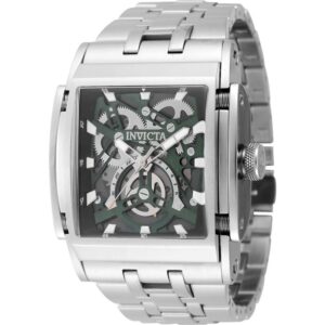 invicta speedway quartz green and black dial men's watch 47718