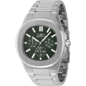 invicta speedway quartz green dial men's watch 48329