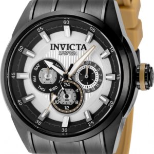 Home invicta speedway quartz silver dial men's watch 49053