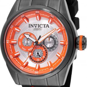 Home invicta speedway quartz silver dial men's watch 49054