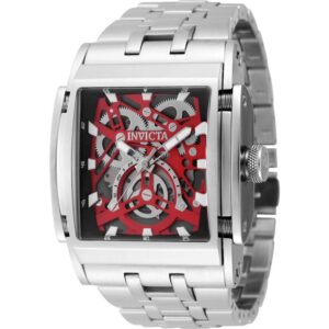 invicta speedway quartz transparent dial men's watch 47716