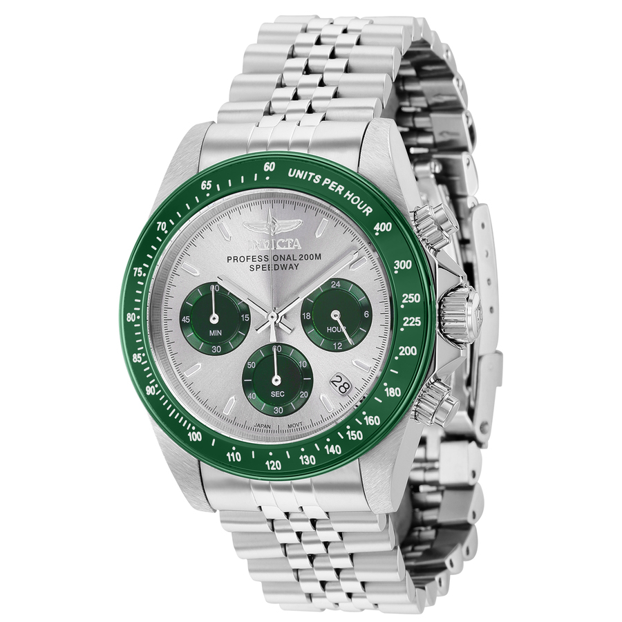 invicta speedway silver tone dial men's watch 36734 invicta speedway silver tone dial men's watch 36734