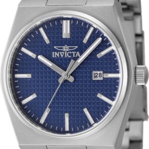 invicta speedway zager exclusive quartz blue dial men's watch 48390