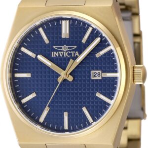 invicta speedway zager exclusive quartz blue dial men's watch 48396