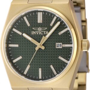 invicta speedway zager exclusive quartz green dial men's watch 48399